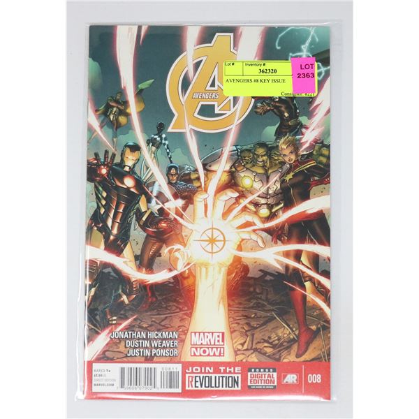 AVENGERS #8 KEY ISSUE