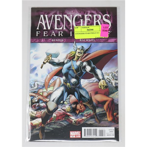 AVENGERS FEAR ITSELF #13