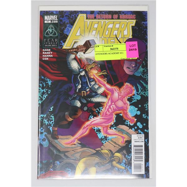 AVENGERS ACADEMY #11