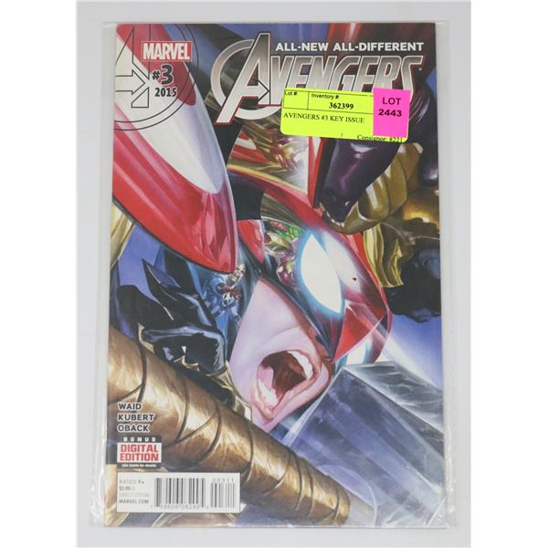 AVENGERS #3 KEY ISSUE