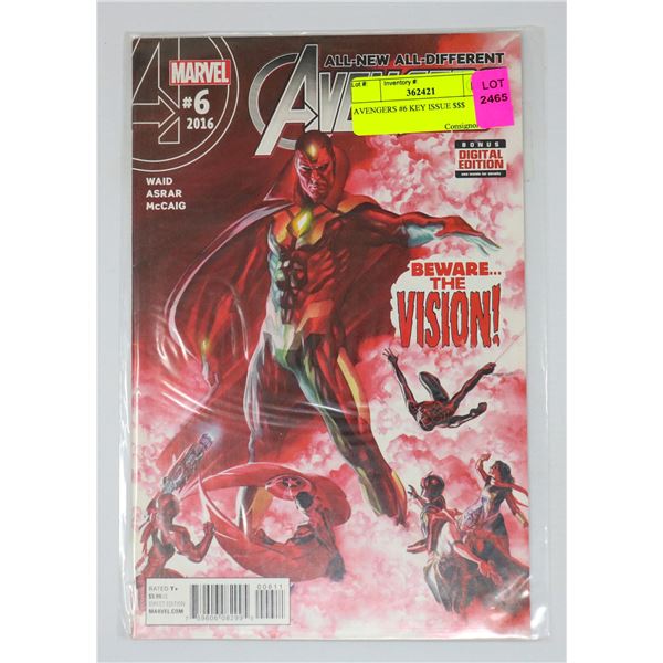 AVENGERS #6 KEY ISSUE $$$