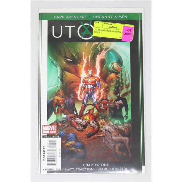 DARK AVENGERS UTOPIA #1 KEY ISSUE