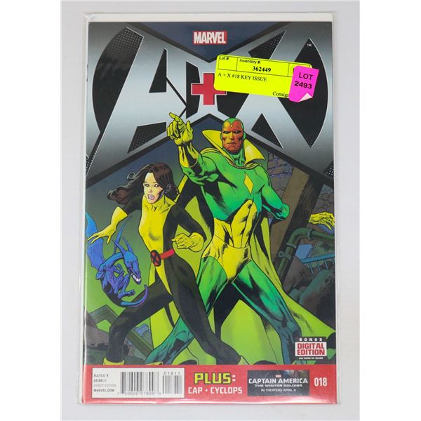 A + X #18 KEY ISSUE