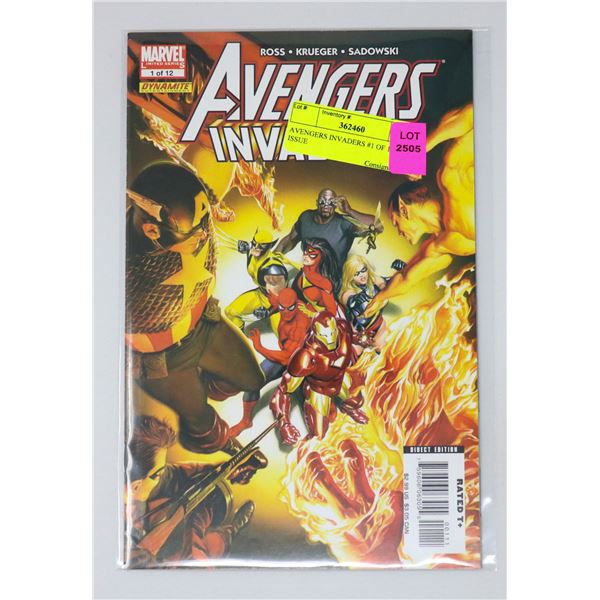AVENGERS INVADERS #1 OF 12 KEY ISSUE