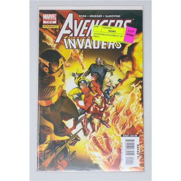AVENGERS INVADERS #1 OF 12 KEY ISSUE