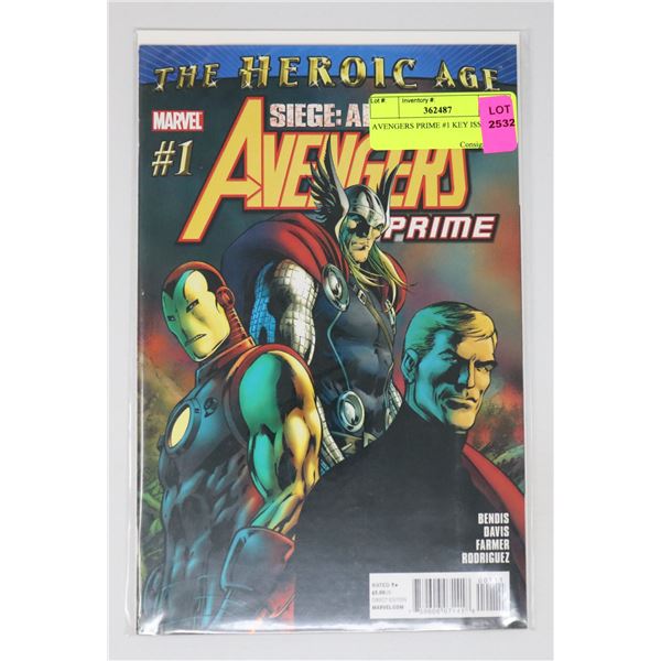 AVENGERS PRIME #1 KEY ISSUE