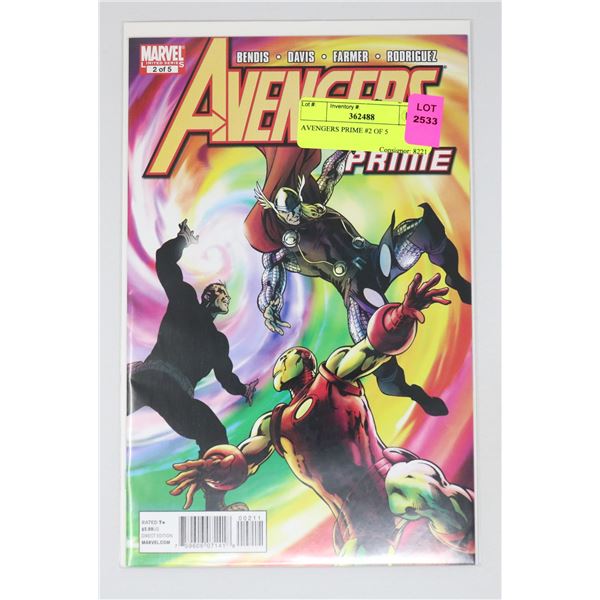 AVENGERS PRIME #2 OF 5