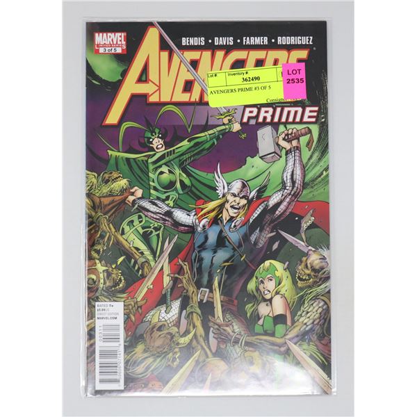AVENGERS PRIME #3 OF 5