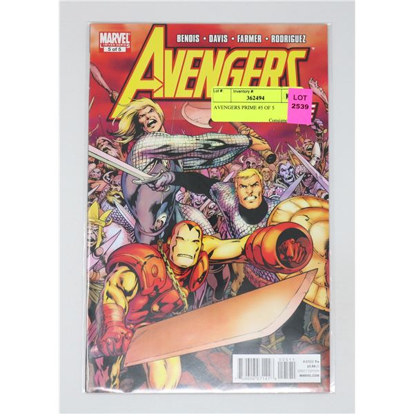 AVENGERS PRIME #5 OF 5