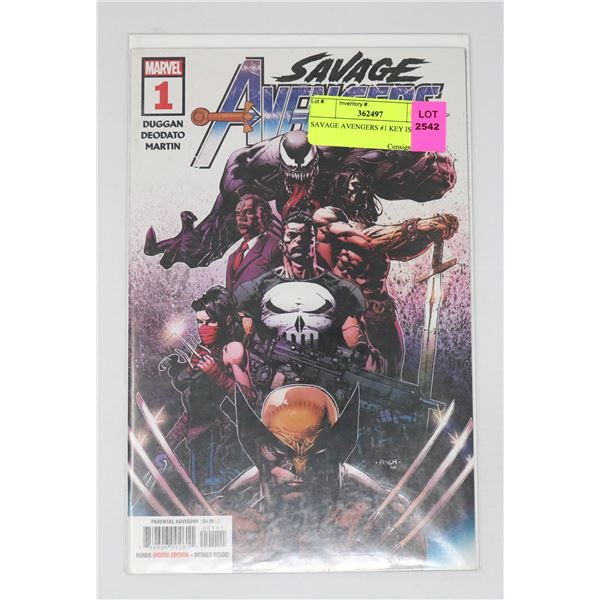 SAVAGE AVENGERS #1 KEY ISSUE