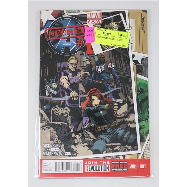SECRET AVENGERS #1 KEY ISSUE