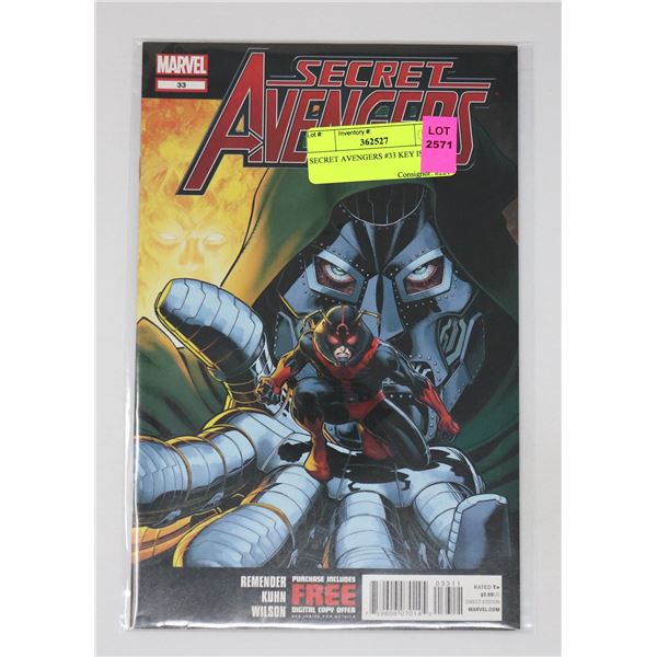 SECRET AVENGERS #33 KEY ISSUE