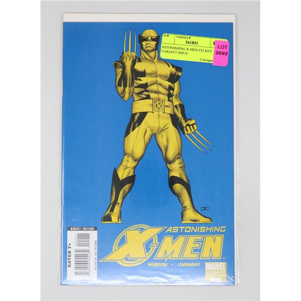 ASTONISHING X-MEN #22 KEY VARIANT ISSUE