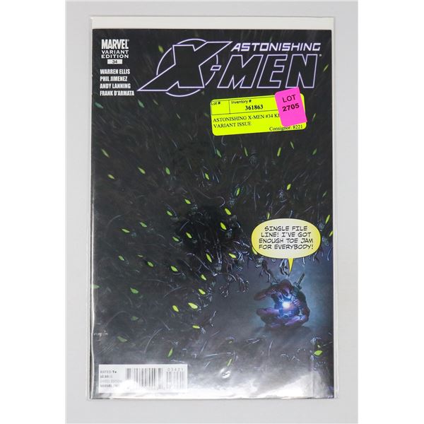 ASTONISHING X-MEN #34 KEY VARIANT ISSUE