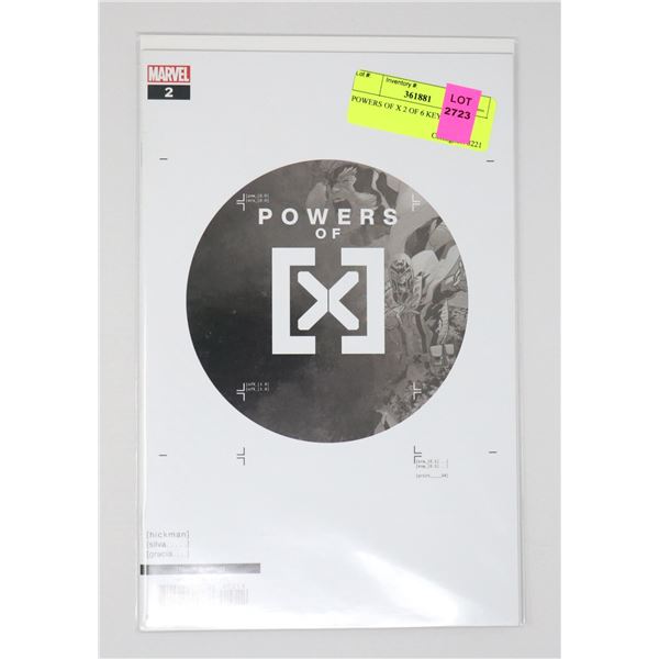 POWERS OF X 2 OF 6 KEY ISSUE