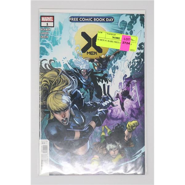 X-MEN #1 RARE FREE COMIC DAY