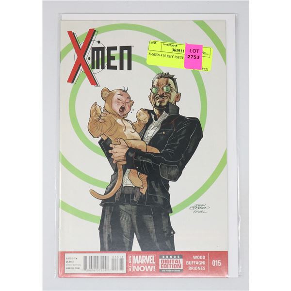 X-MEN #15 KEY ISSUE