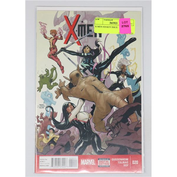 X-MEN #20 KEY ISSUE