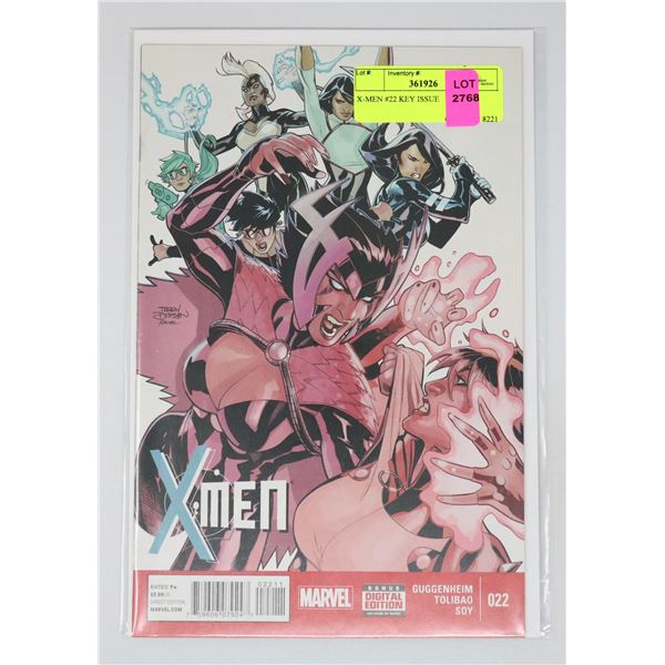 X-MEN #22 KEY ISSUE