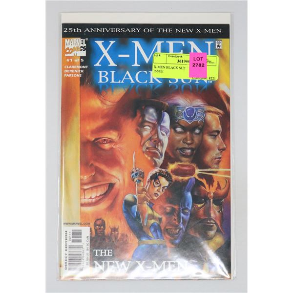 X-MEN BLACK SUN #1 OF 5 KEY ISSUE