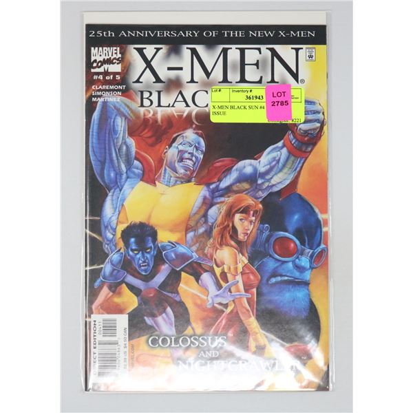 X-MEN BLACK SUN #4 OF 5 KEY ISSUE