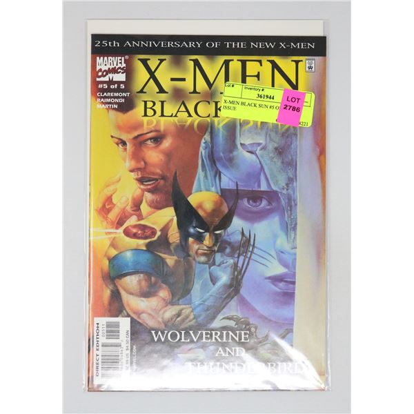 X-MEN BLACK SUN #5 OF 5 KEY ISSUE