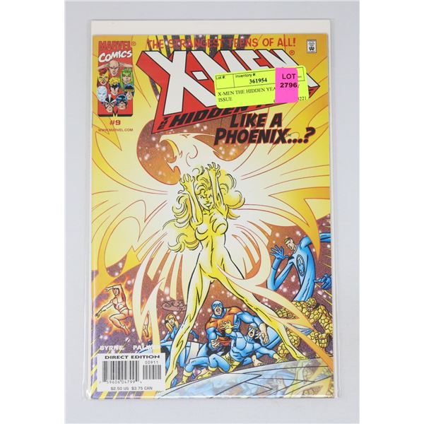 X-MEN THE HIDDEN YEARS #9 KEY ISSUE