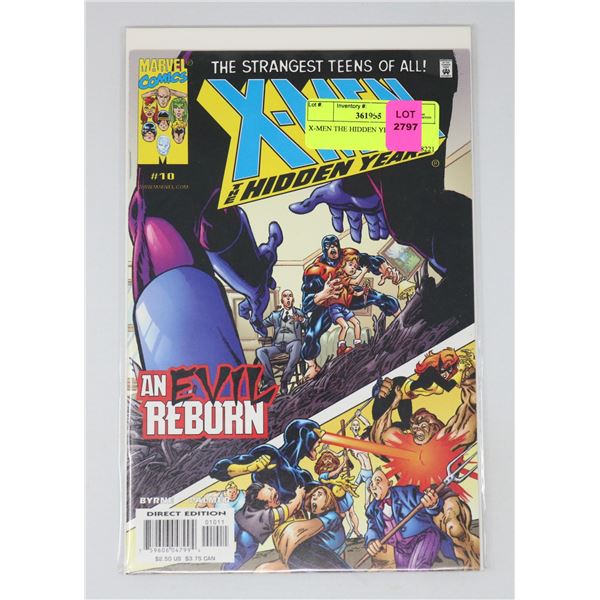 X-MEN THE HIDDEN YEARS #10