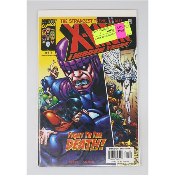 X-MEN THE HIDDEN YEARS #11