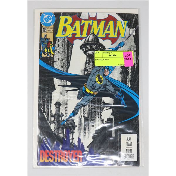 BATMAN #474