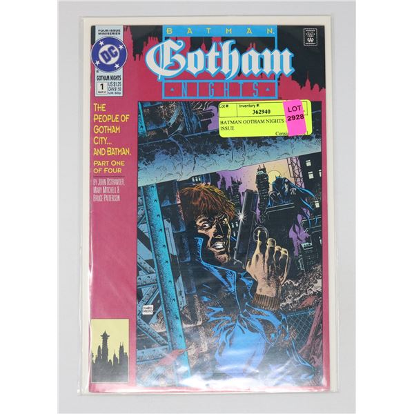BATMAN GOTHAM NIGHTS #1 KEY ISSUE