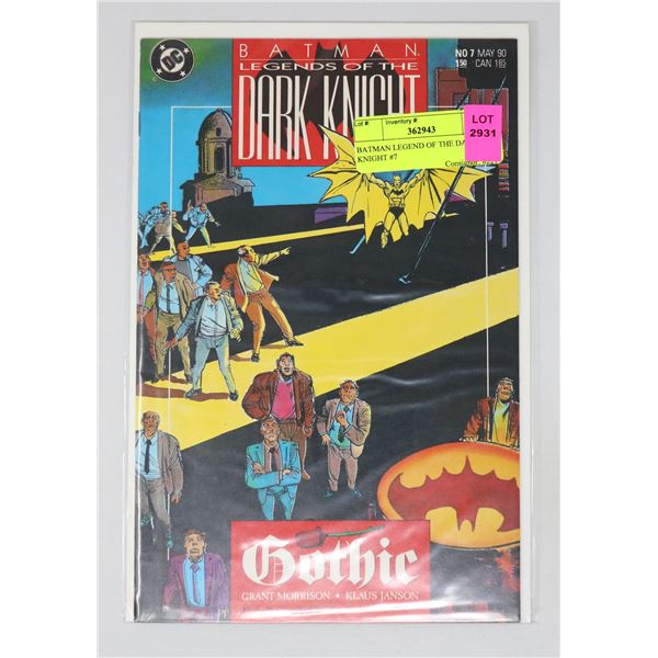 BATMAN LEGEND OF THE DARK KNIGHT #7