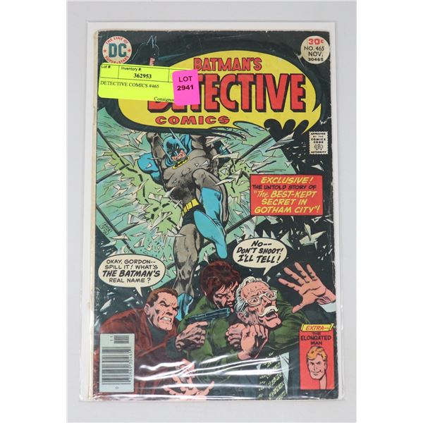 DETECTIVE COMICS #465