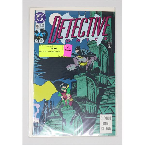 DETECTIVE COMICS #649