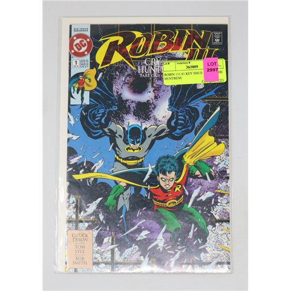 ROBIN 111 #1 KEY ISSUE CRY OF THE HUNTRESS