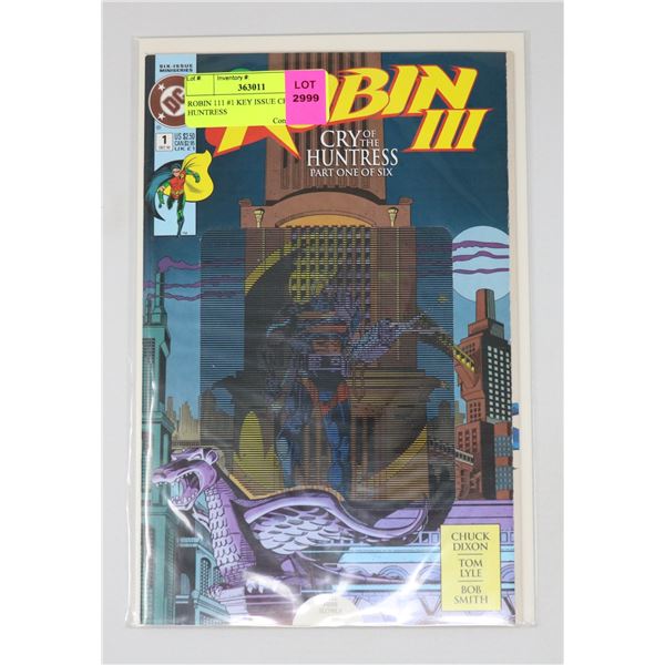 ROBIN 111 #1 KEY ISSUE CRY OF THE HUNTRESS