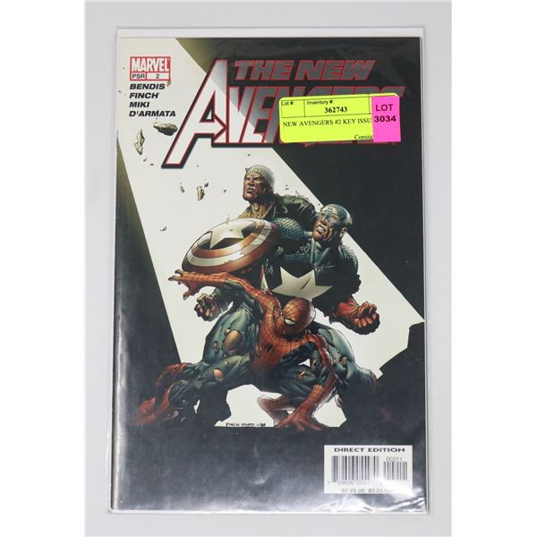 NEW AVENGERS #2 KEY ISSUE