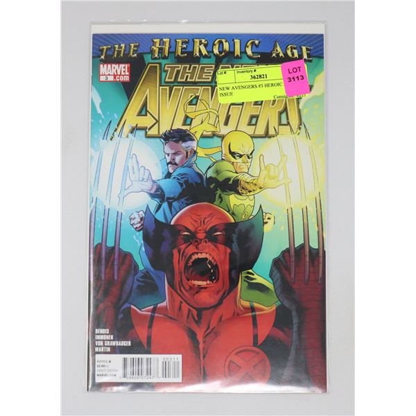 NEW AVENGERS #3 HEROIC AGE KEY ISSUE