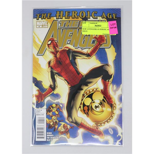 NEW AVENGERS #4 HEROIC AGE KEY ISSUE