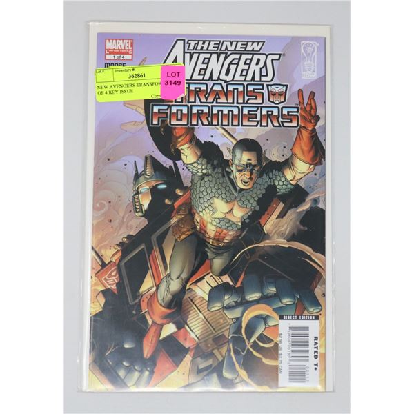 NEW AVENGERS TRANSFORMERS #1 OF 4 KEY ISSUE