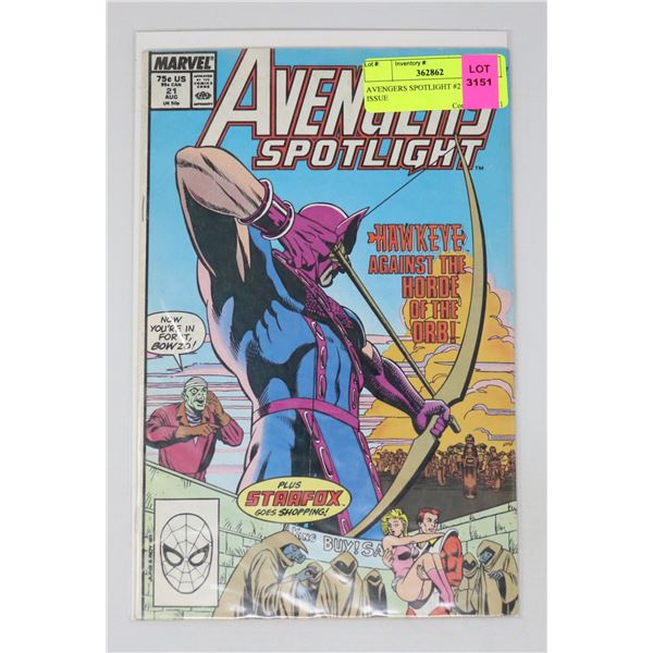 AVENGERS SPOTLIGHT #21 KEY ISSUE