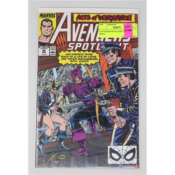 AVENGERS SPOTLIGHT #28 KEY ISSUE