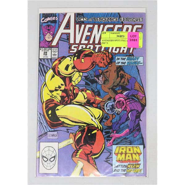 AVENGERS SPOTLIGHT #29 KEY ISSUE