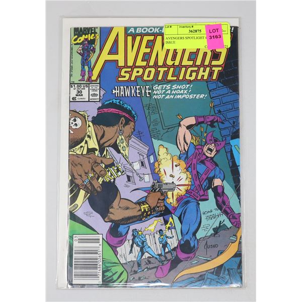 AVENGERS SPOTLIGHT #30 KEY ISSUE