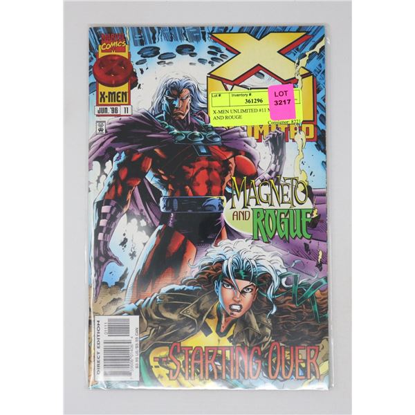 X-MEN UNLIMITED #11 MAGNETO AND ROUGE