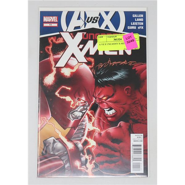 A VS X UNCANNY X-MEN #11