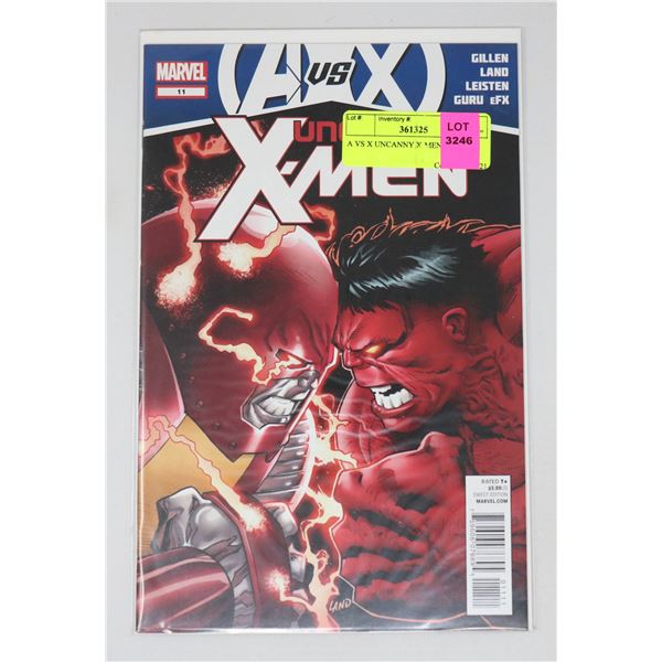 A VS X UNCANNY X-MEN #11