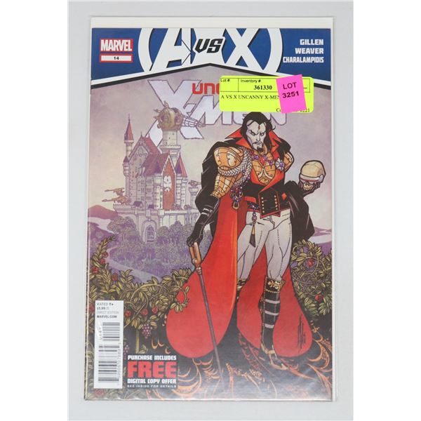 A VS X UNCANNY X-MEN #14
