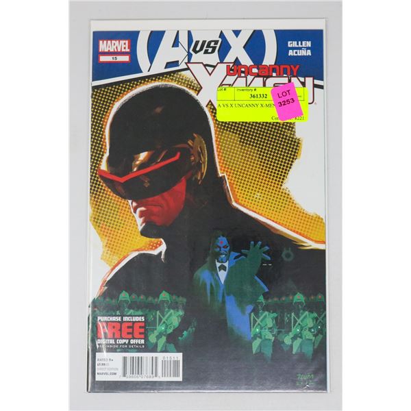 A VS X UNCANNY X-MEN #15
