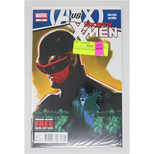 A VS X UNCANNY X-MEN #15